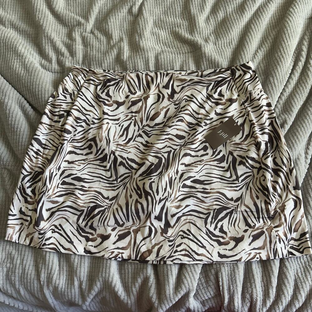 J. Jill Fit Performance Knit Skort With Pocket Size LP NWT